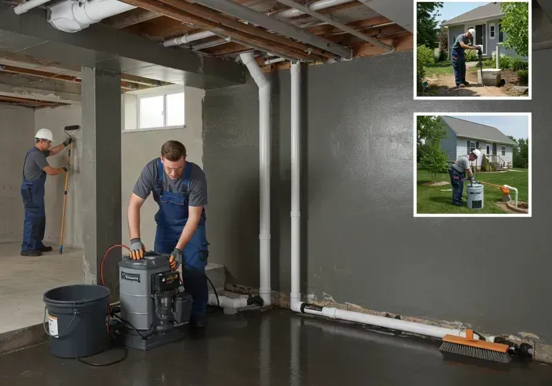 Basement Waterproofing and Flood Prevention process in Bonner Springs, KS